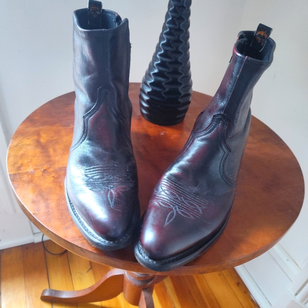 Abilene Boot Co. Dark Brown Western Boots